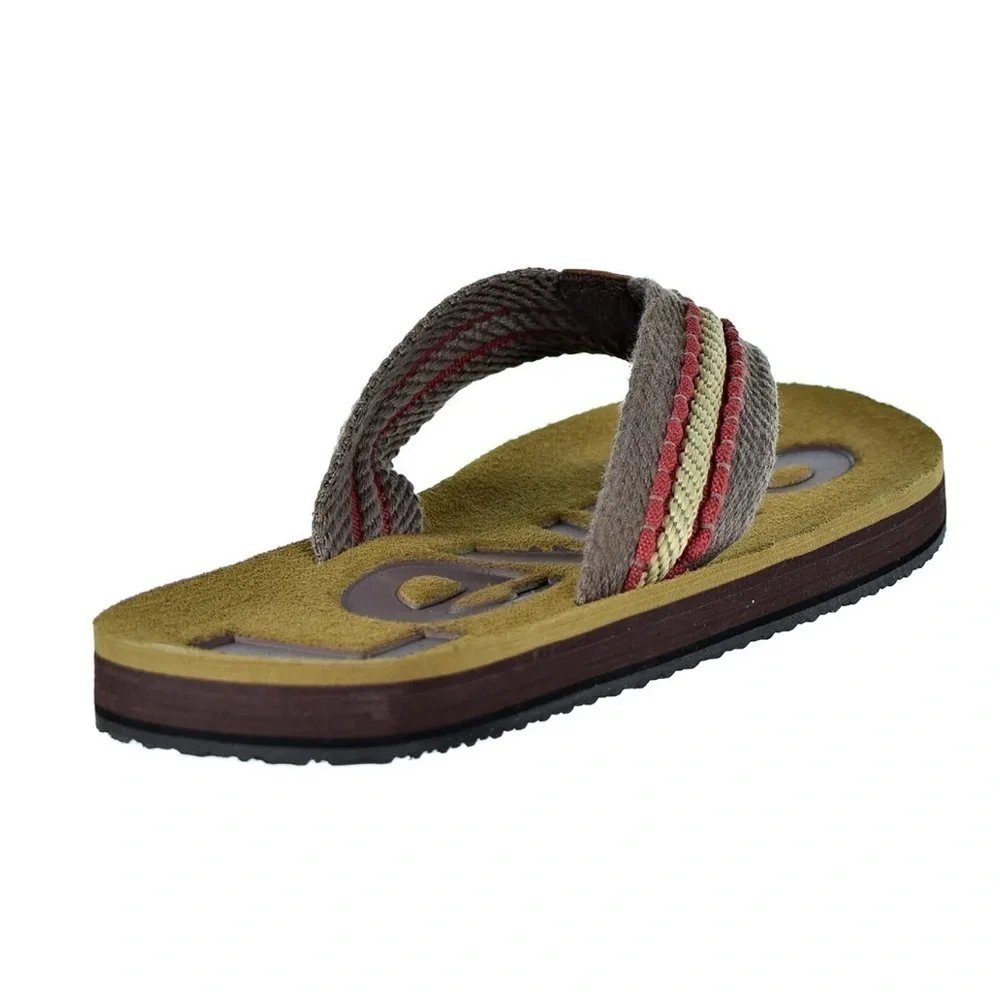 Levi’s Kyle Casual brown red flip flop sandal men’s 12